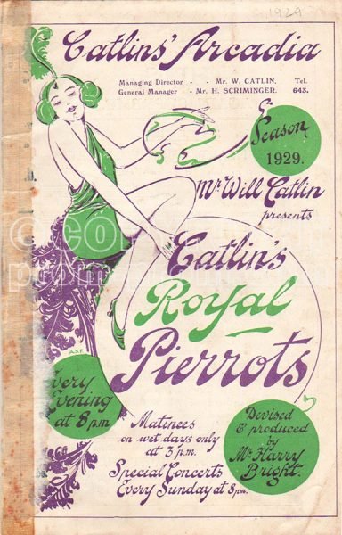 Catlin's Royal Pierrots Programme, 1929, Scarborough