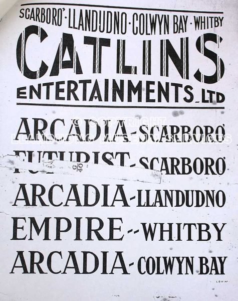 Poster showing locations for Catlins Entertainments Ltd