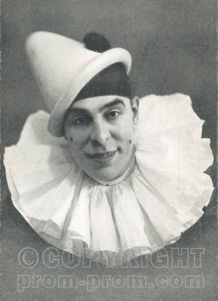 Will Catlin headshot with pierrot hat and ruff