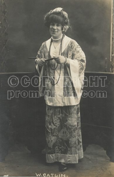 Will Catlin in drag as Japanese woman