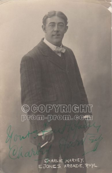 Charlie Harvey (signed), Adeler & Sutton's Pierrots, Rhyl