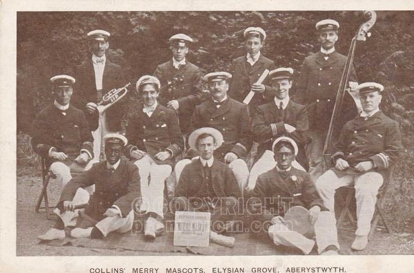 Collins' Merry Mascot Minstrels, Elysian Grove, Aberystwyth, 1905