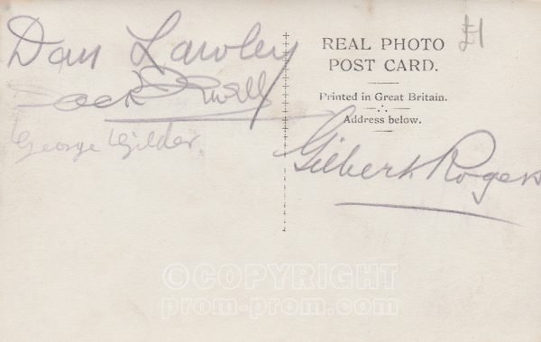 Gilbert Rogers' Jovial Jesters, Rhyl (Back. signed)