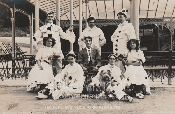 Ted Hopkins's Rock Park Pierrots 1909 with Claude Morton, Llandrindod Wells