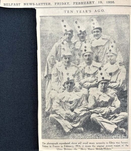 Merry Mauve Melody Makers, Ulster Division 1916