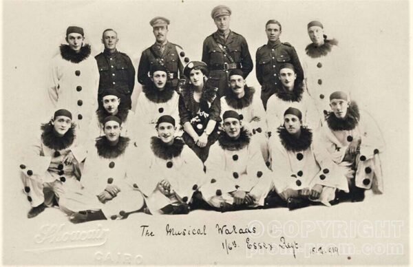 The Musical Walads. 1st 6th Essex Regiment. 15.2.1919, Cairo