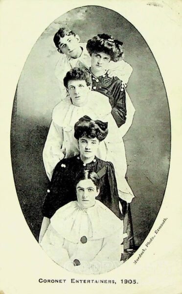 Coronet Entertainers, Exmouth 1905