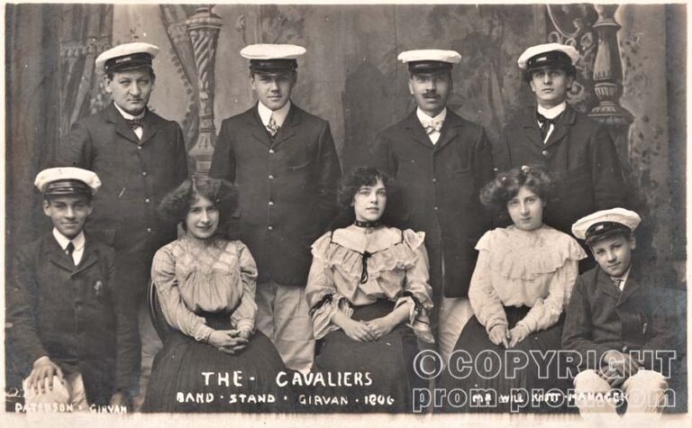 The Cavaliers, Bandstand, Girvan, 1906