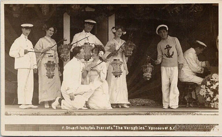 Vancouver BC Stuart Whyte's Pierrots 'The Versatiles'