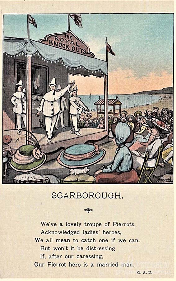Scarborough comic postcard
