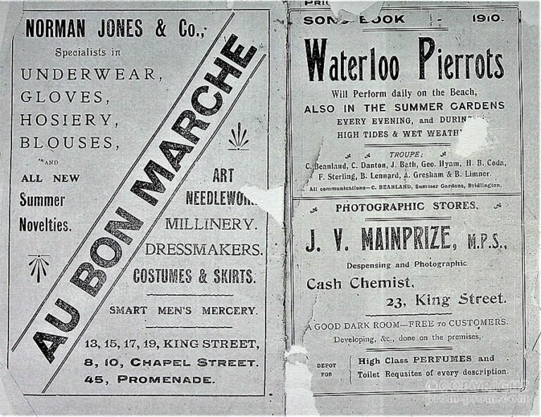 Waterloo's programme, 1910