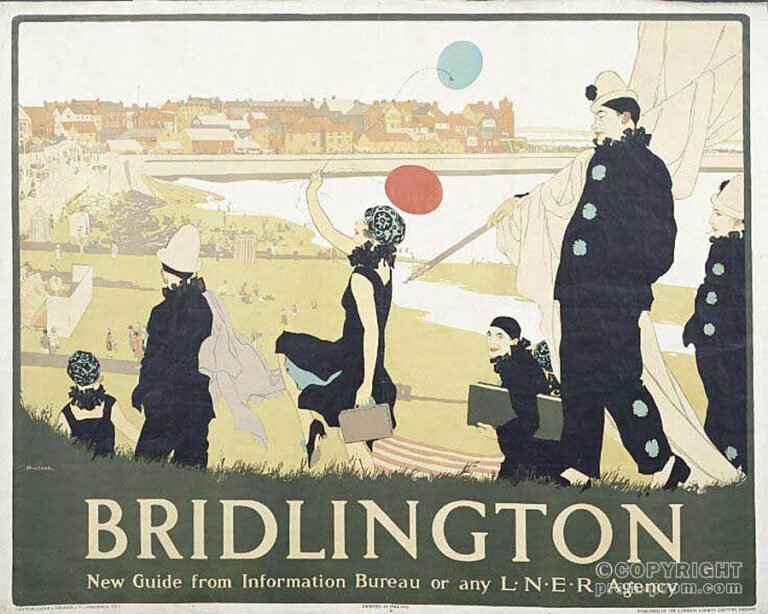Bridlington LNER poster, 1926 from V&A
