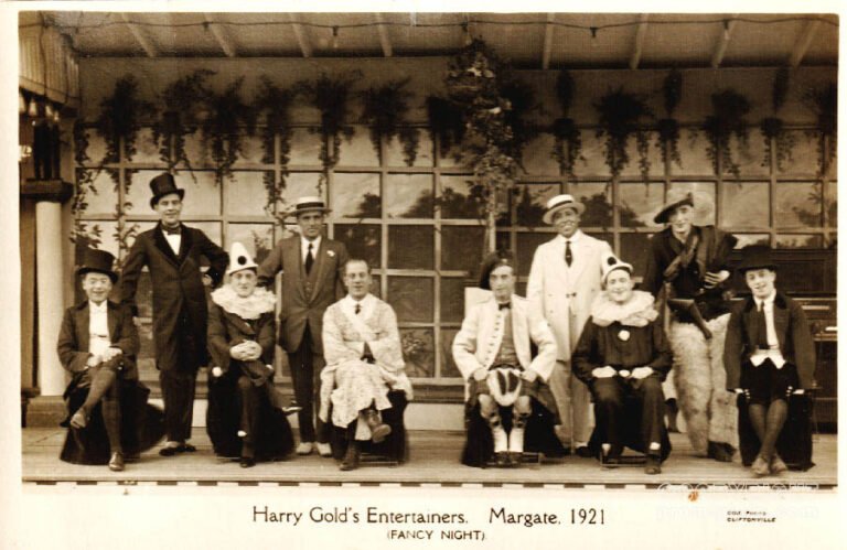 Harry Gold's Entertainers Margate 1921 Fancy Night (from Paul Wooley)
