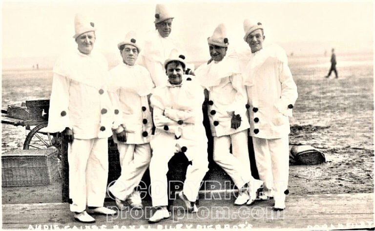 Andie Caine's Royal Pierrots by Doran, Filey c1905