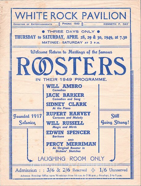 Roosters programme, 1949