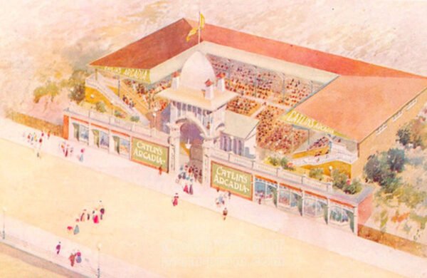 Catlins Arcadia, Scarborough, Yorkshire, illustration