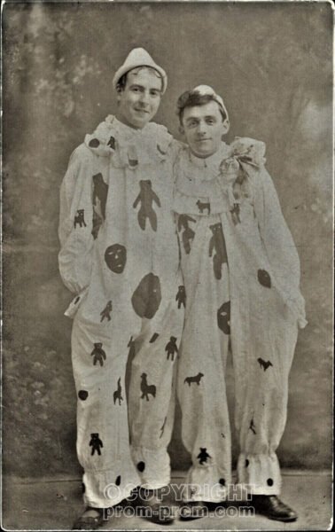 Pierrots in curious costime