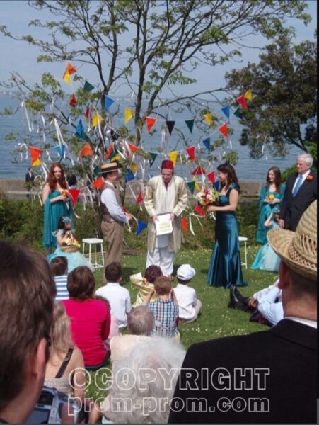 Shaby & Pamito's wedding with Uncle Tacko as the Bishop of Brig