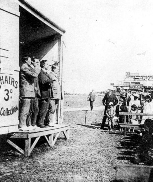 Teignmouth Den concert party pitch, c 1910 (The Wilson Archive)